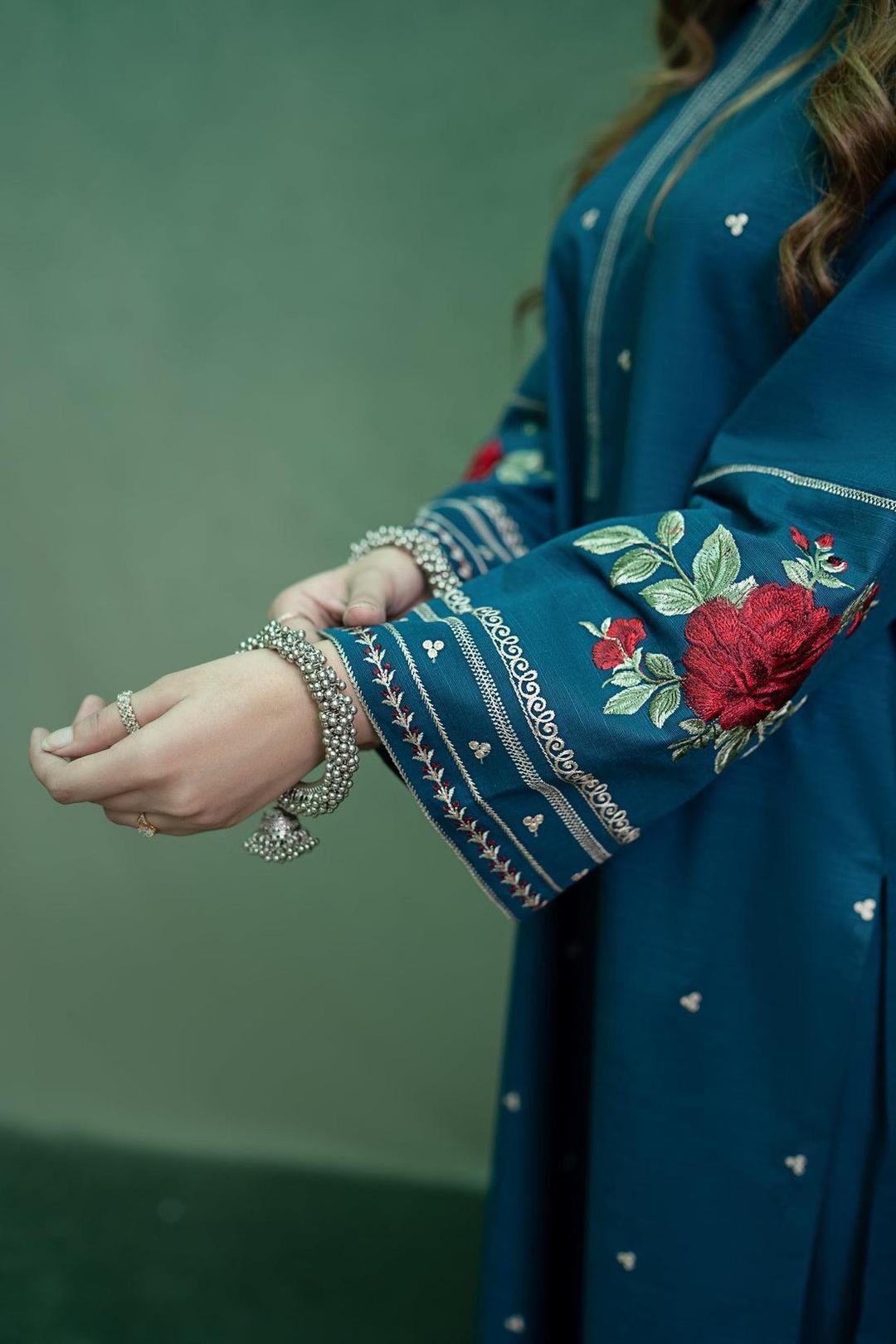 2 Pcs Women's Unstitched Embroidered Suit – Fashion Kahani