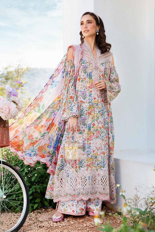 Summer 3-Piece Women's Unstitched Digital Print Suit