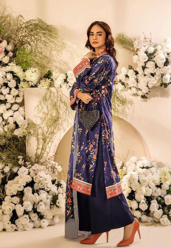 3Pc Digital Printed Unstitched Suit