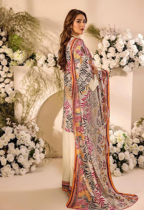 3Pc Digital Printed Unstitched Suit