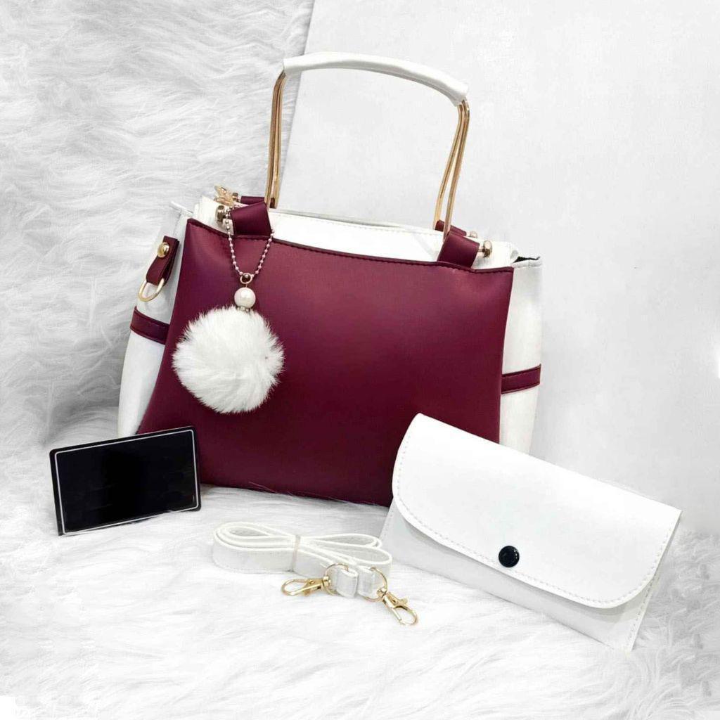 Girl's Rexine Plain Shoulder Bag